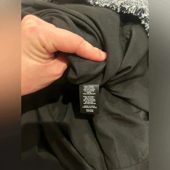 REBECCA TAYLOR Sleeveless Slub Suiting Dress in Grey Tweed / Size 6 / - Picture 7 of 10